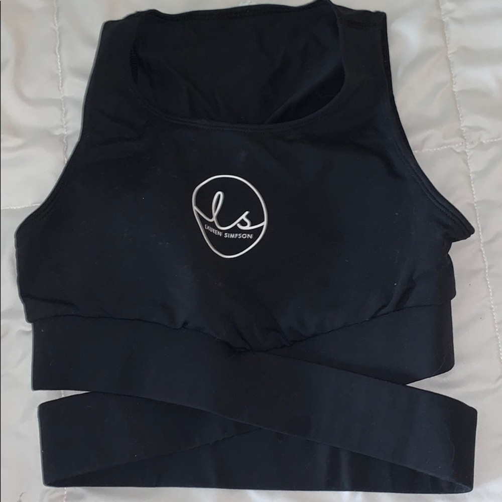 wrap crop / bra